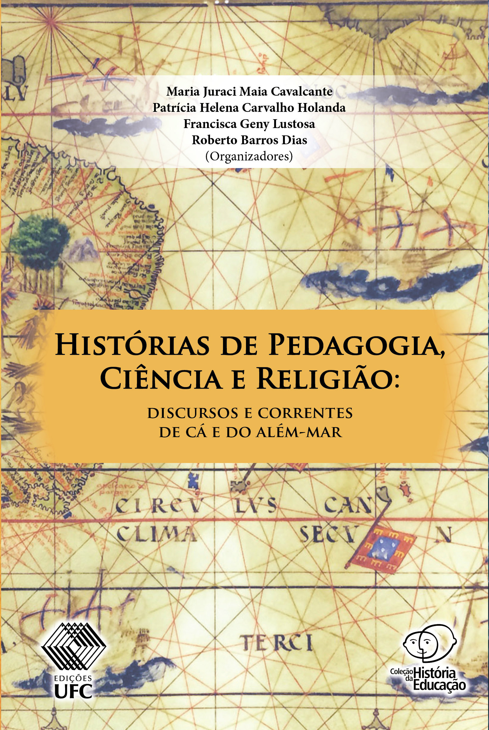 Capa do livro - Historias de Pedagogia Ciencia e Religiao - finalista no 59 Premio Jabuti